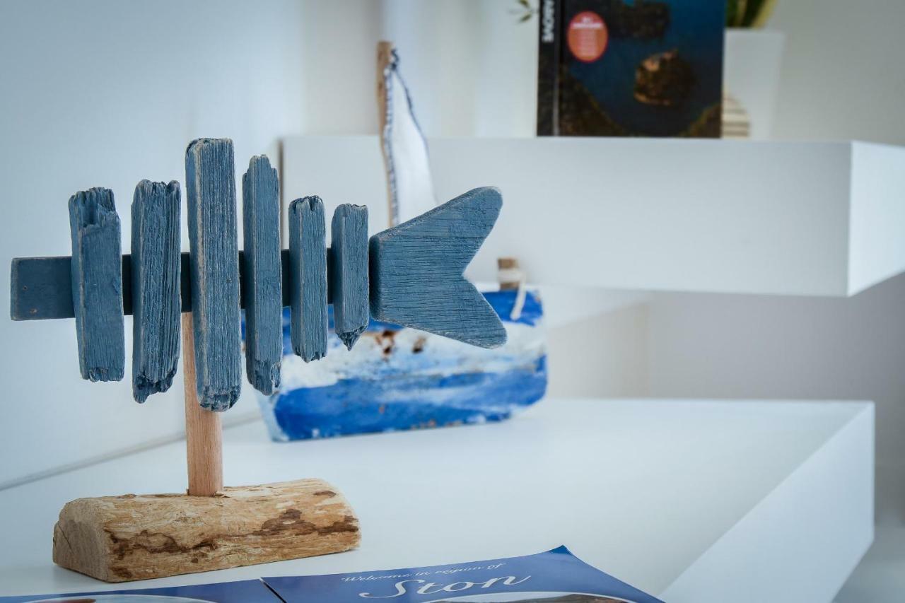 Oyster Paradise Blue Apartment Ston Esterno foto